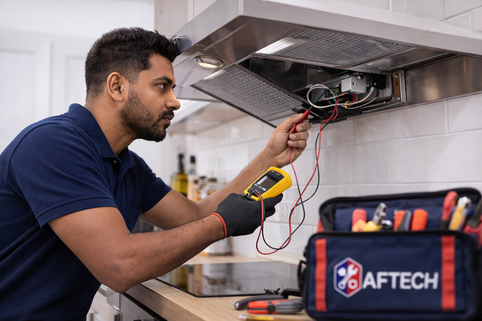 Réparation hotte cuisine Bruxelles