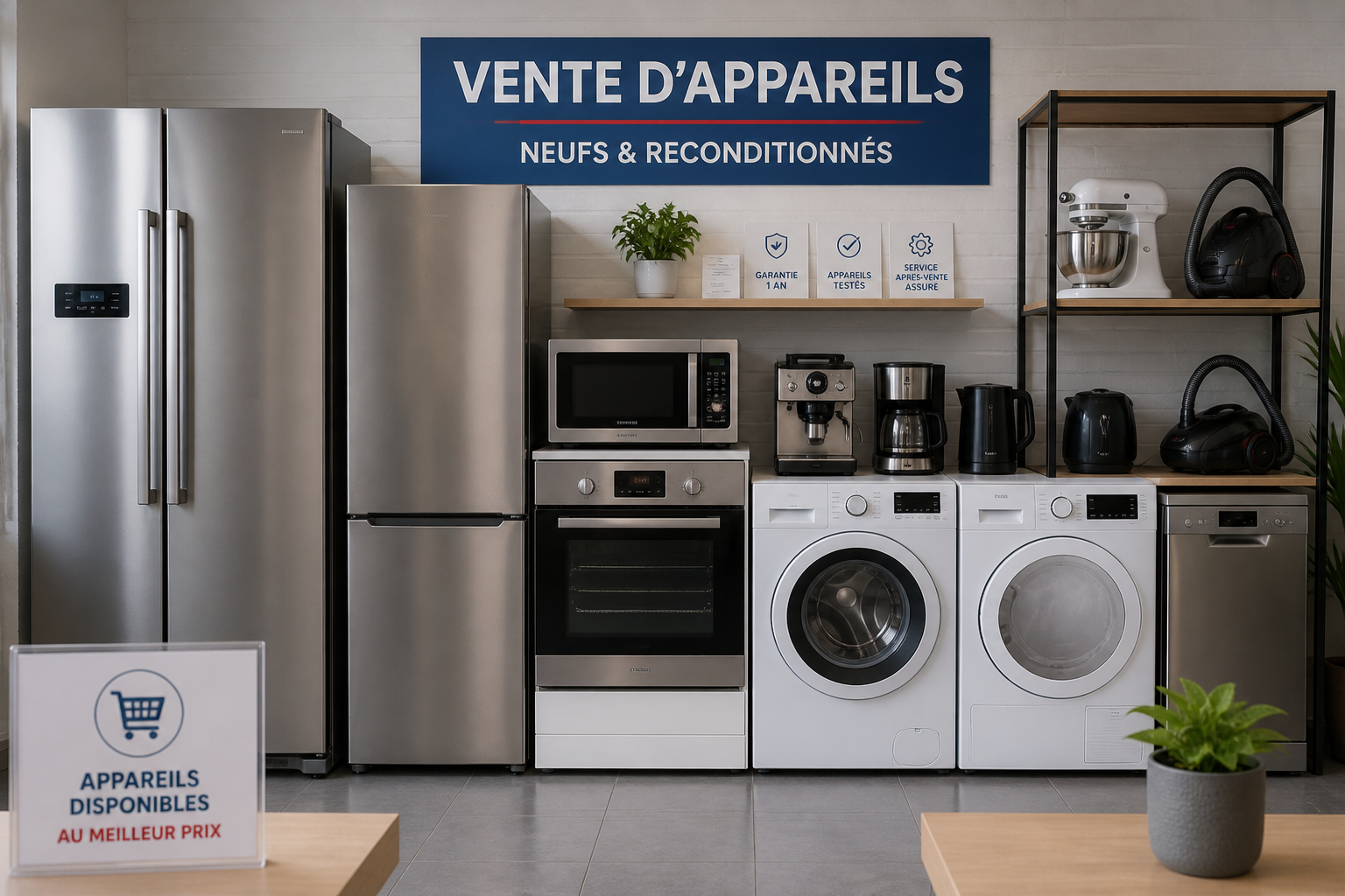 Vente d’appareils
